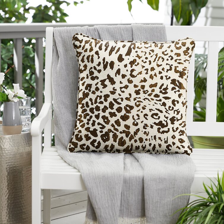 Leopard store outdoor pillows